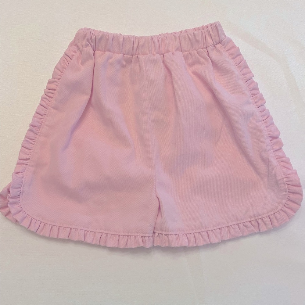 Little English Pink Ruffle Shorts